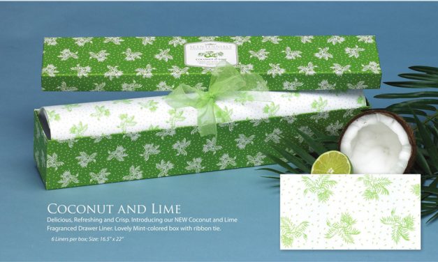 Coconut and Lime Scented Drawer Liners - Canada Scents