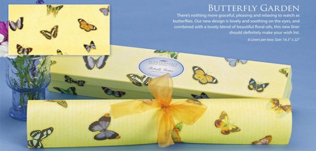 Scented-Drawer Liner-Butterfly