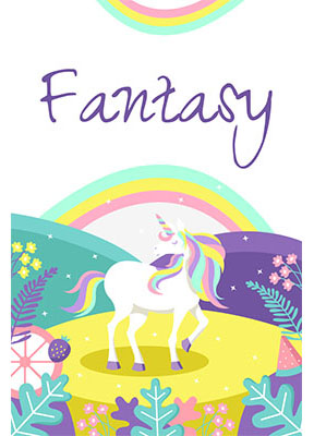 Fantasy Adult Coloring Book
